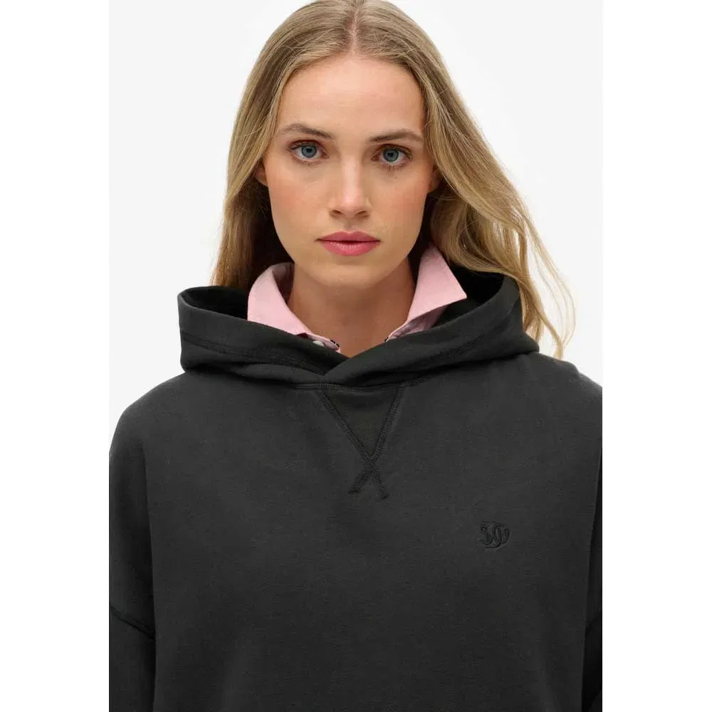 Худи Superdry Studios Relaxed, черный — фото 4