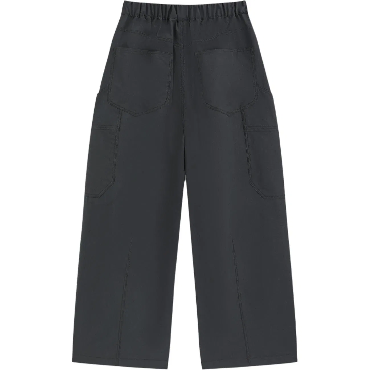 Детские быстросохнущие штаны с умеренной посадкой GAP, Black Gray — фото 3