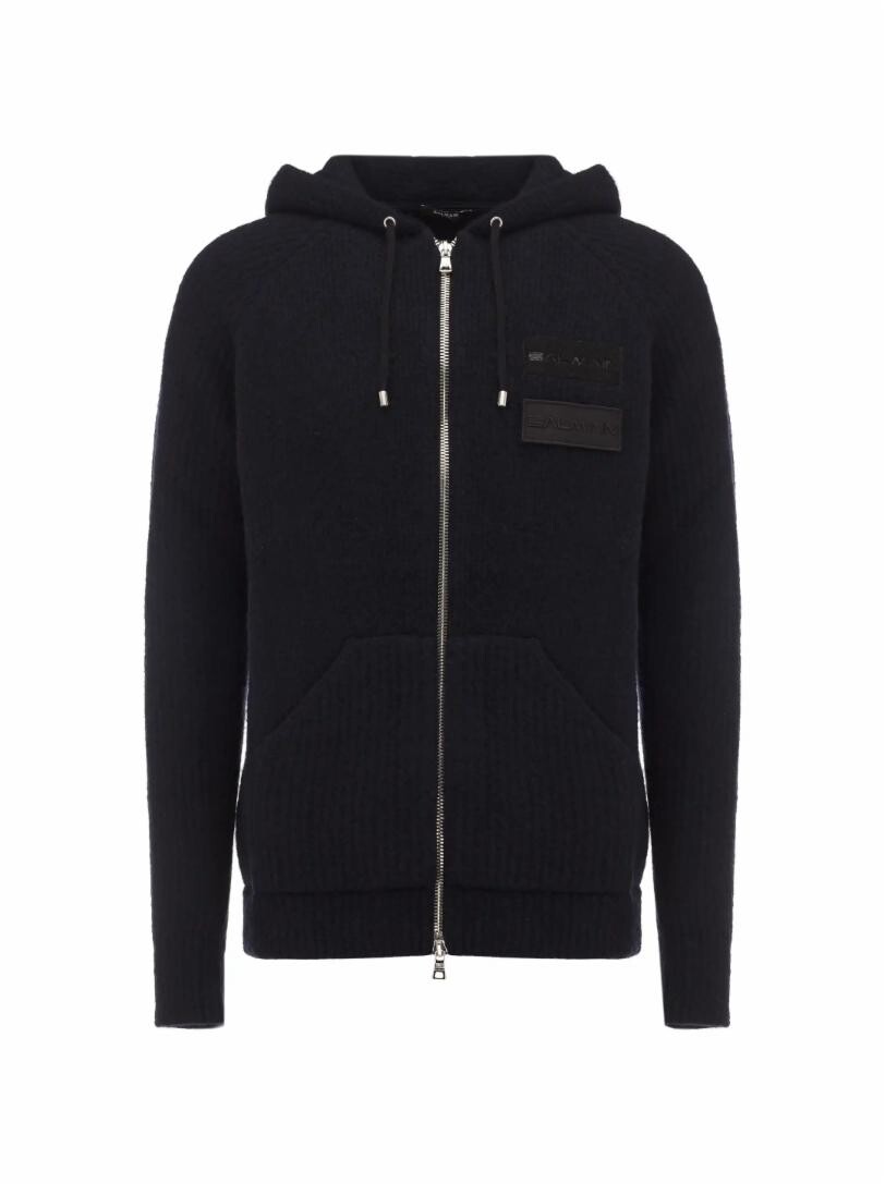 

Худи на молнии Balmain, Черный, Худи на молнии Balmain