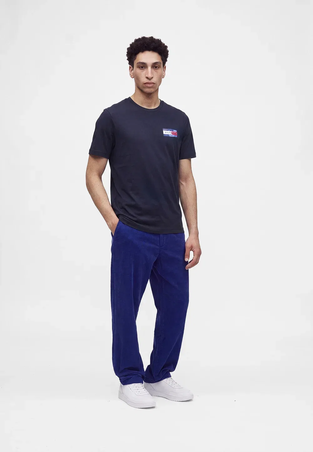 Футболка с принтом «Флаг любви бренда» Tommy Hilfiger, Navy Blue — фото 2