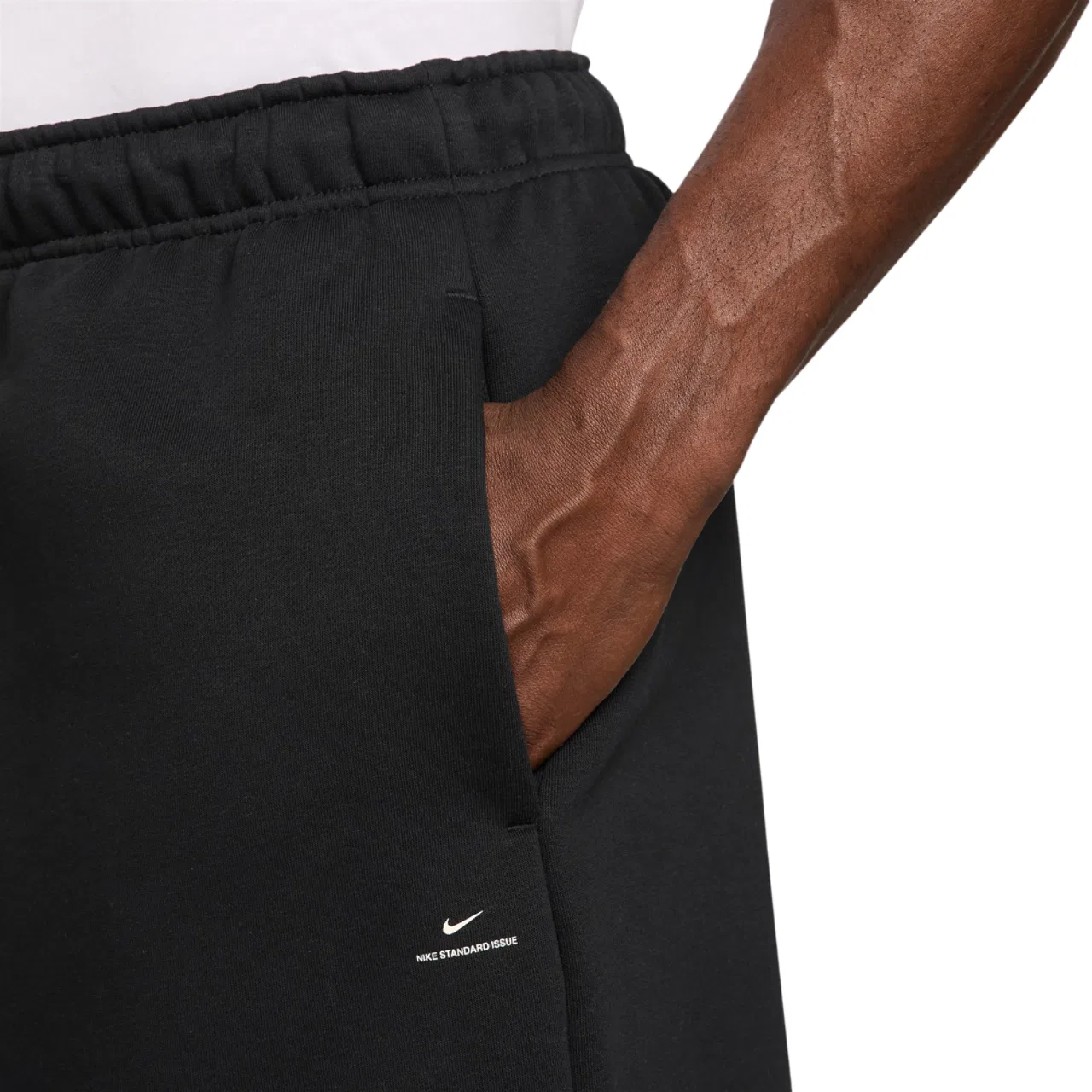 Мужские шорты TF SI Fleece 14" Nike, черный/белый — фото 4