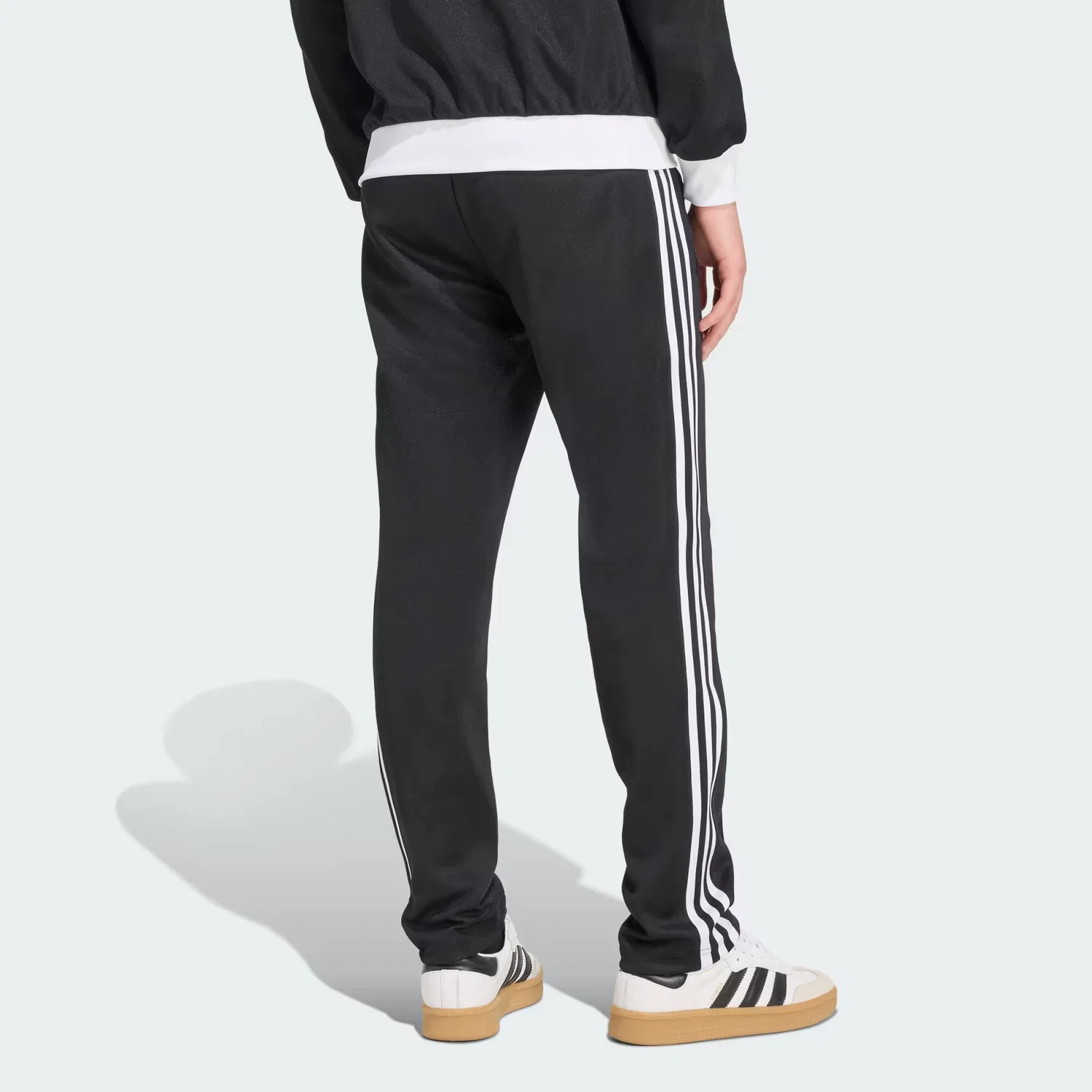 Мужские спортивные штаны облегающего кроя Beckenbauer Adidas Originals, черный — фото 3