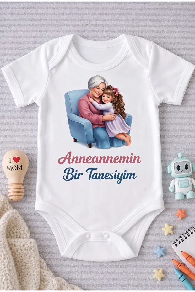 Детское боди-комбинезон для девочек с принтом Eydubaby, White