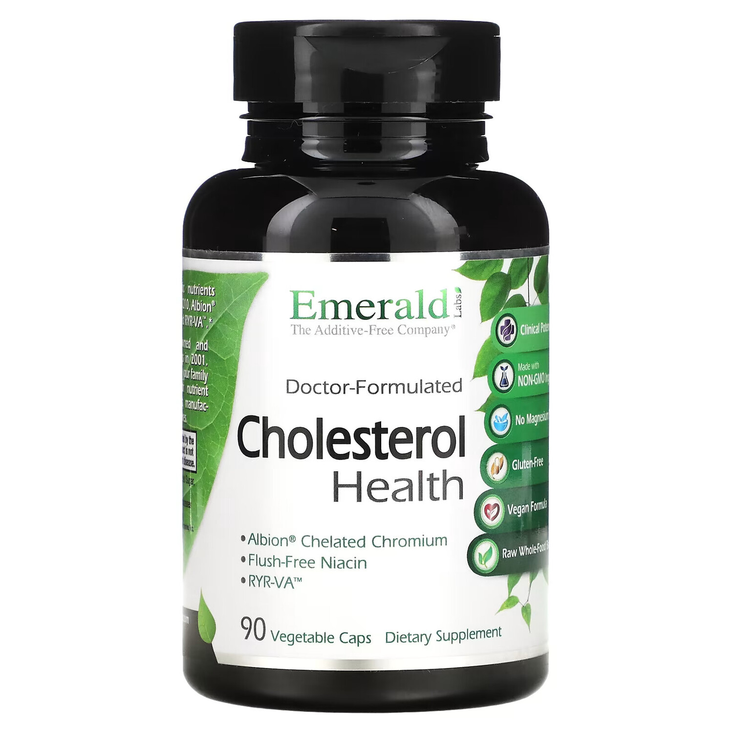 

Emerald Laboratories, Cholesterol Health, 90 капсул в растительной оболочке