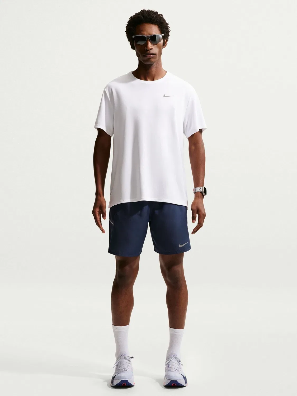 Шорты беговые Miler Dri-FIT Nike, Midnight Navy — фото 3