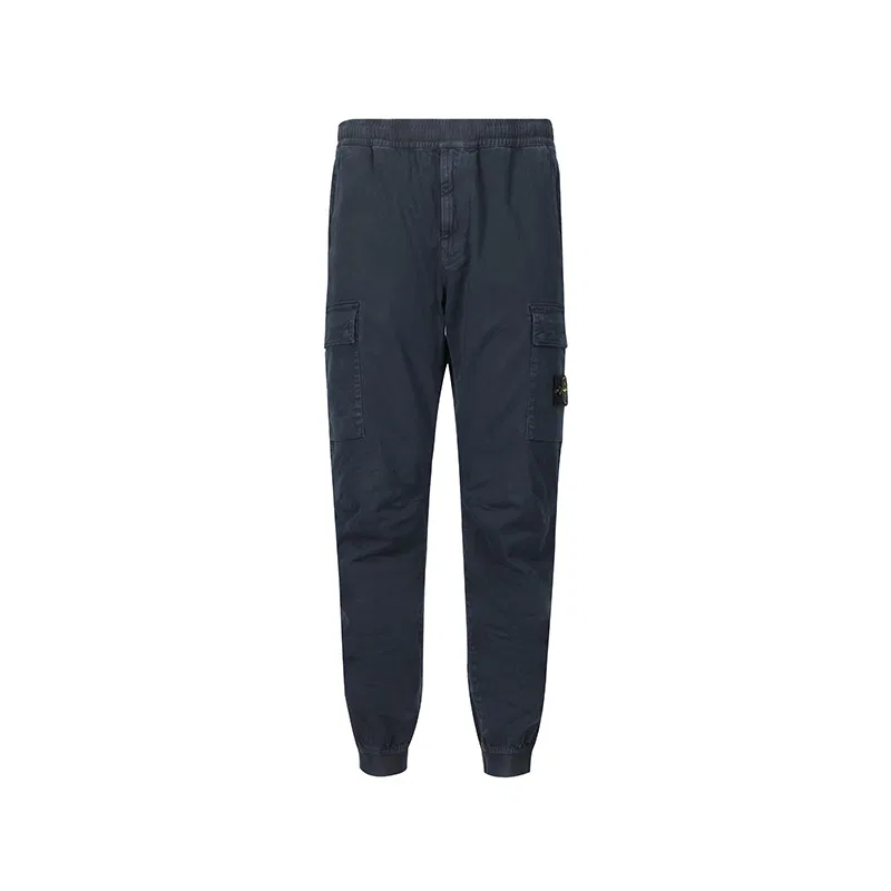 Мужские карго-брюки умеренно зауженные Marine Blue STONE ISLAND, Marine Blue