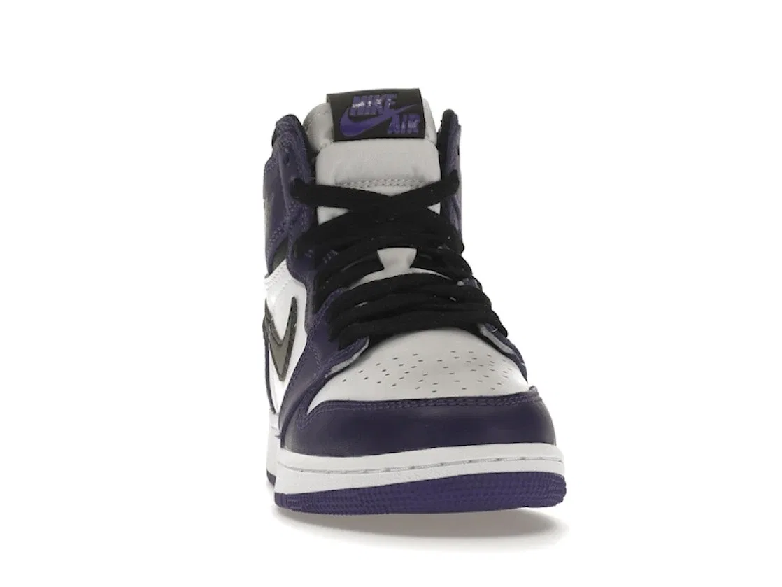 Детские кроссовки с высоким верхом Jordan 1 Retro High Court Purple White, Court Purple/White-Black — фото 2