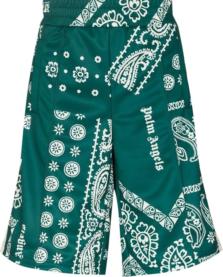 

Шорты Palm Angels Bandana Track Short 'Green', зеленый