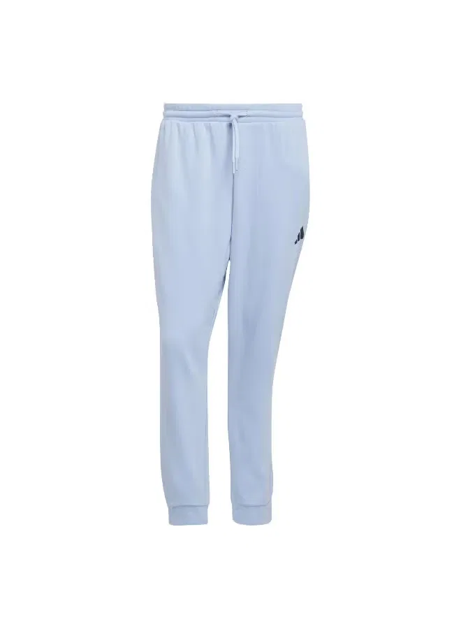 Джоггеры из флиса с логотипом Adidas, синий