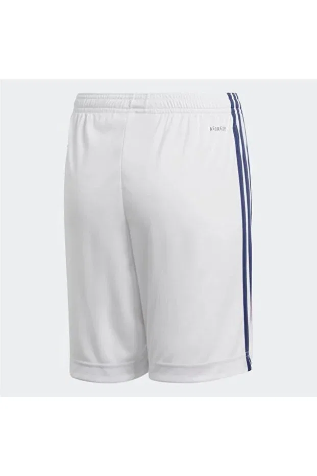 Детские спортивные шорты для девочек без принта Adidas, White — фото 2