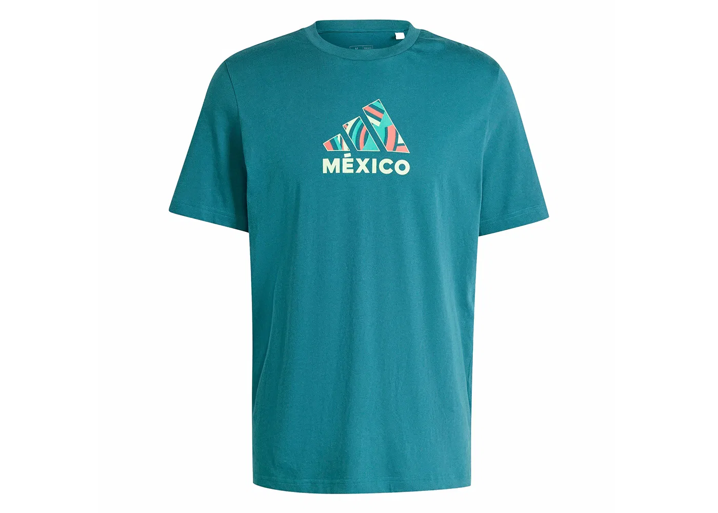 Мужская футболка с принтом Mexico Soccer Fan Graphic Tee Adidas, цвет Mystery Green
