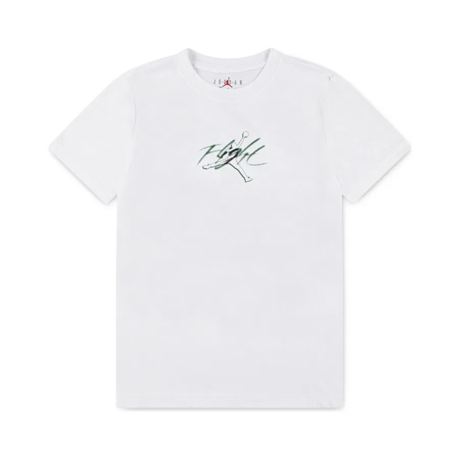 Детская футболка с принтом Jordan JDB JM Flight Haze SS Tee Nike, Белый