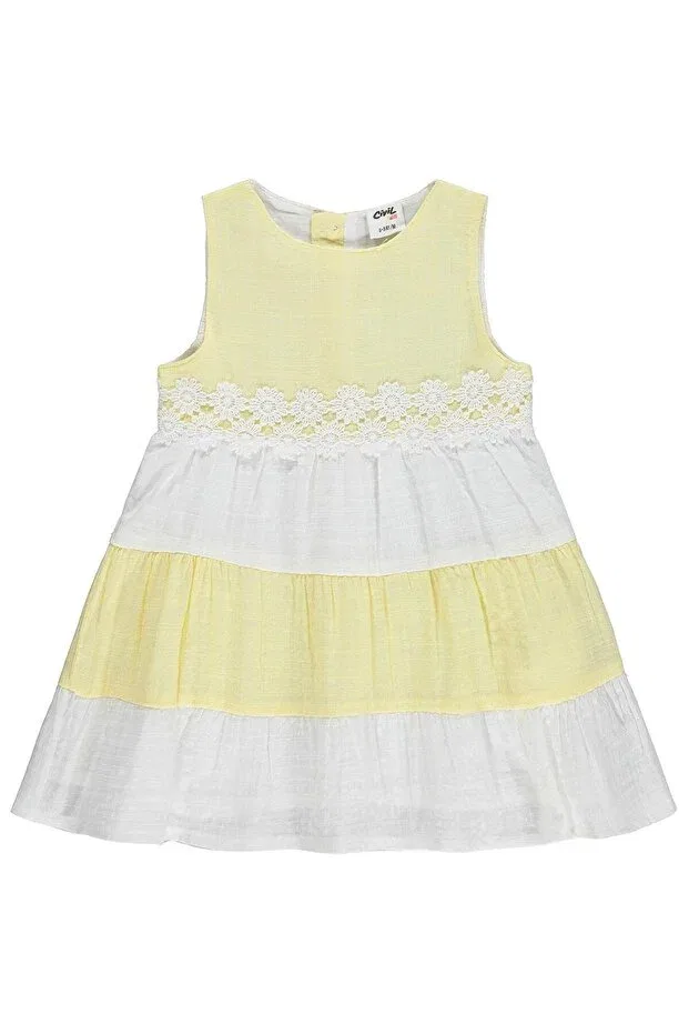 Детское платье для девочек кружевное Civil Baby, Yellow