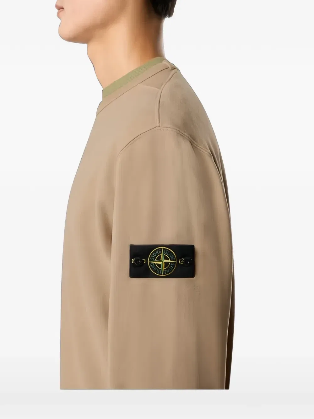 Толстовка 6100049 из органического хлопка Stone Island, бежевый — фото 3