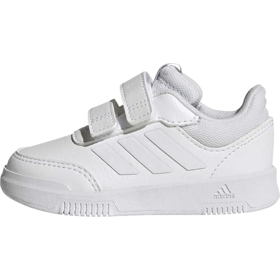 Детские кроссовки с липучками Sportswear GW1990 Tensaur Hook and Loop Shoes adidas, Бело-серый — фото 3