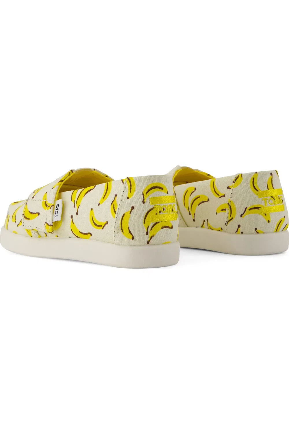 Детские кеды slip-on на липучке Alpargata TOMS, желтый — фото 2