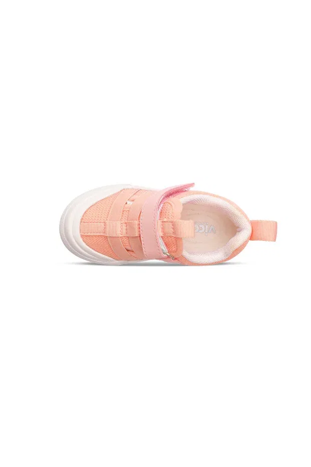 Детские ботинки для девочек с подсветкой Vicco, Powder Pink — фото 3