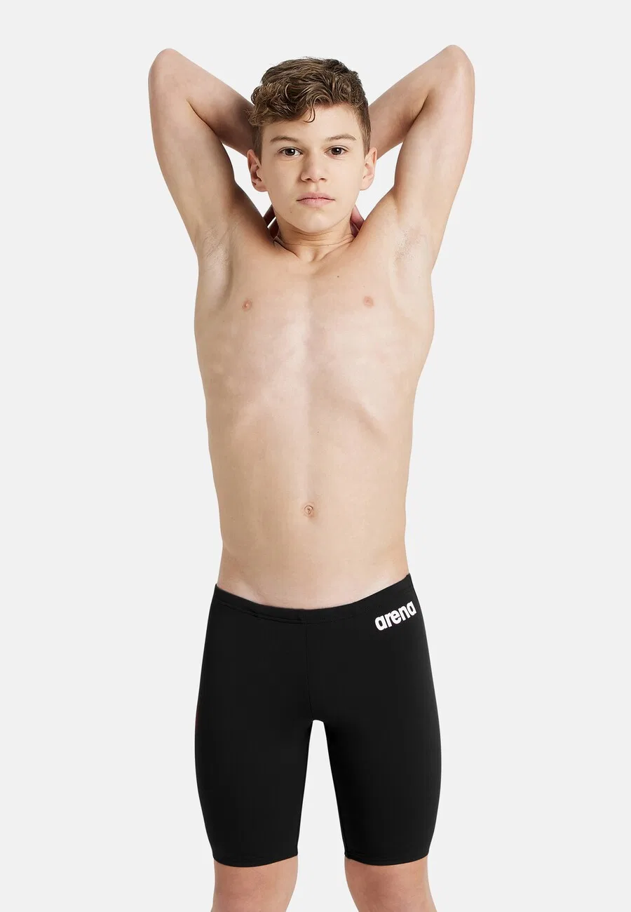 Спортивные плавки ARENA Athletic Swimwear 'Solid Team Jammer' черного цвета — фото 4