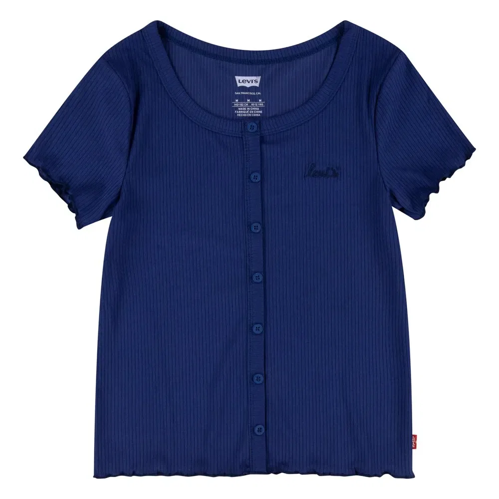 Футболка с круглым вырезом Ribbed Knit Levi´S, синий