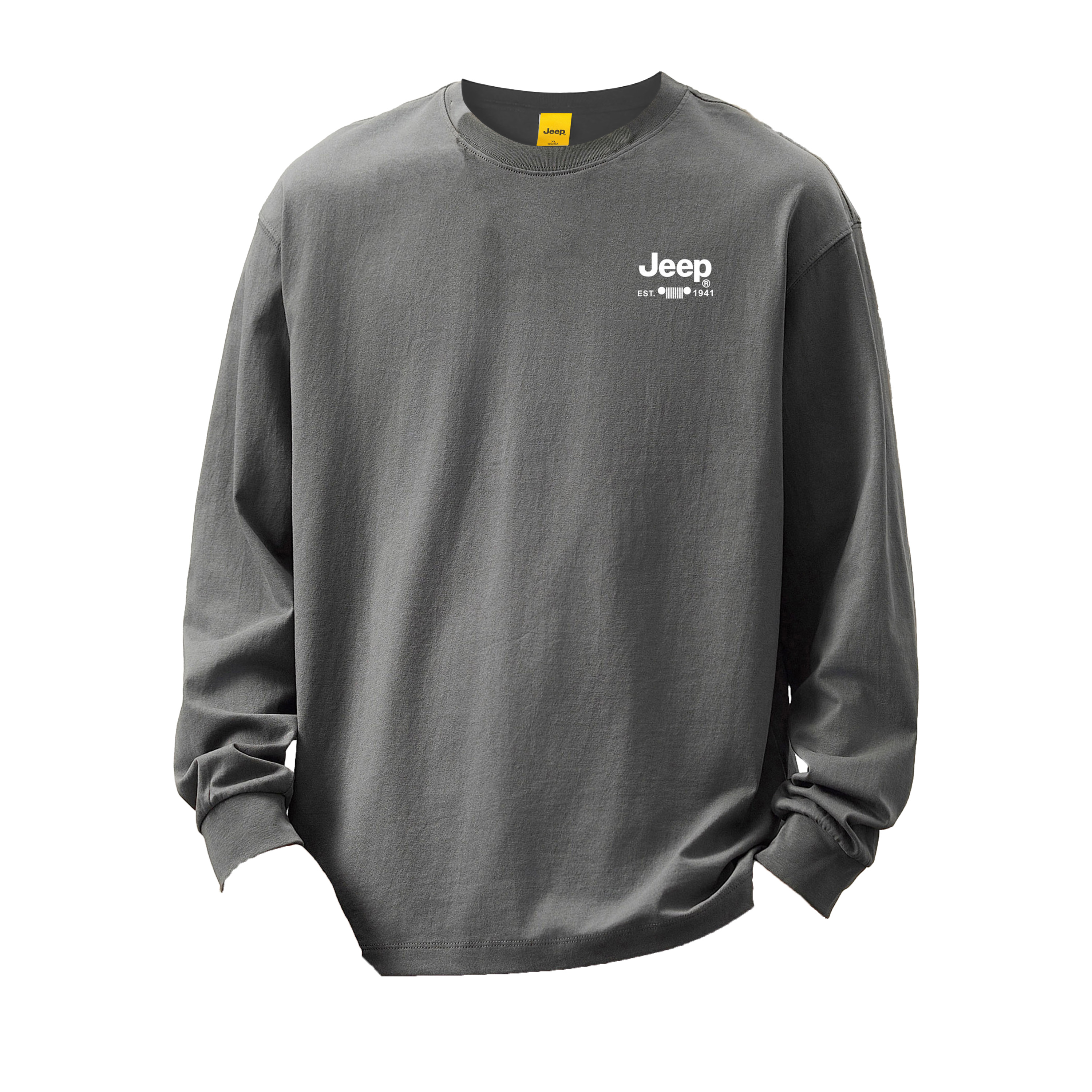 

Футболка с длинным рукавом Unisex Jeep, темно-серый