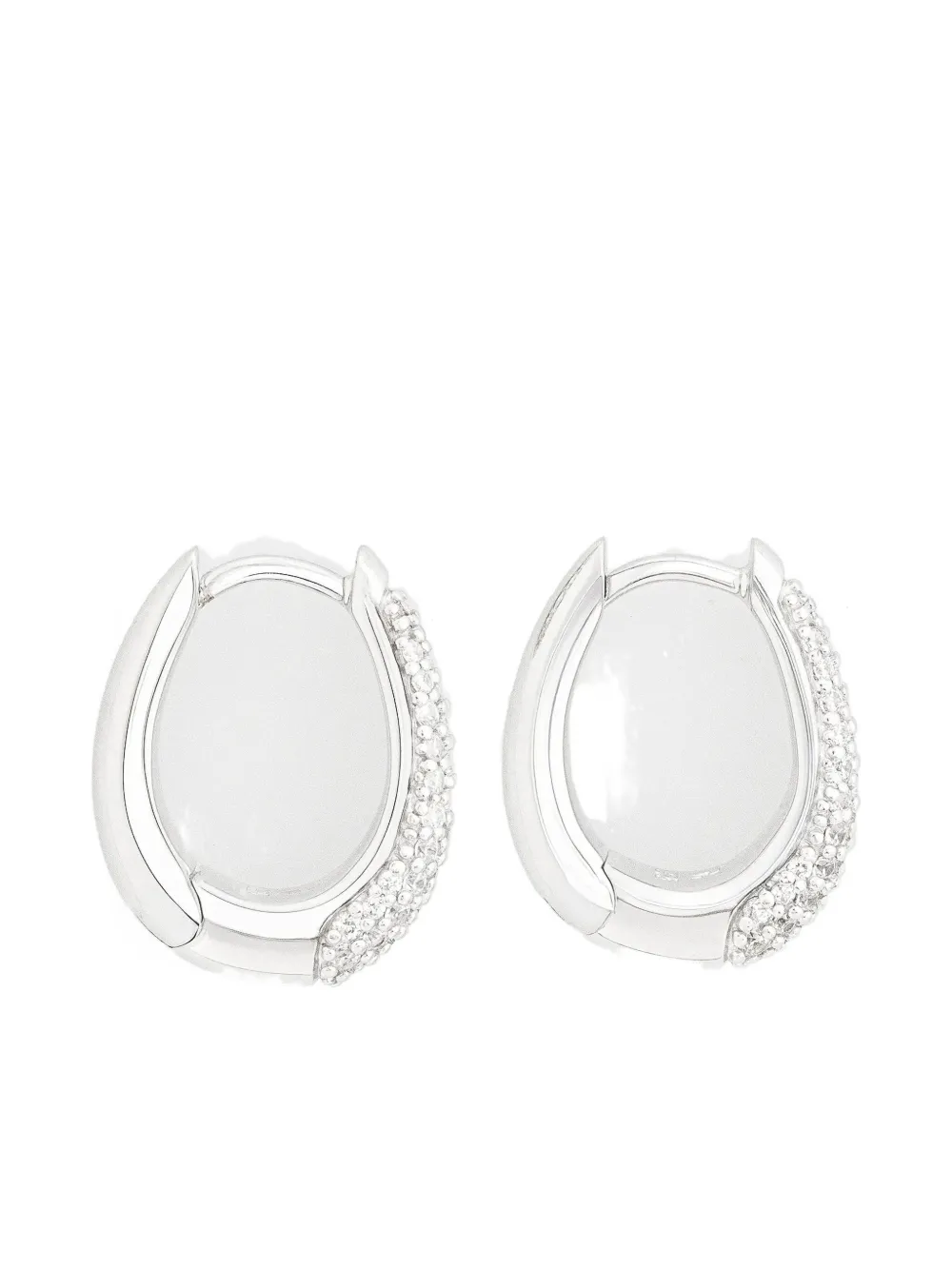 

Серьги-каффы Liz Tom Wood, серебристый