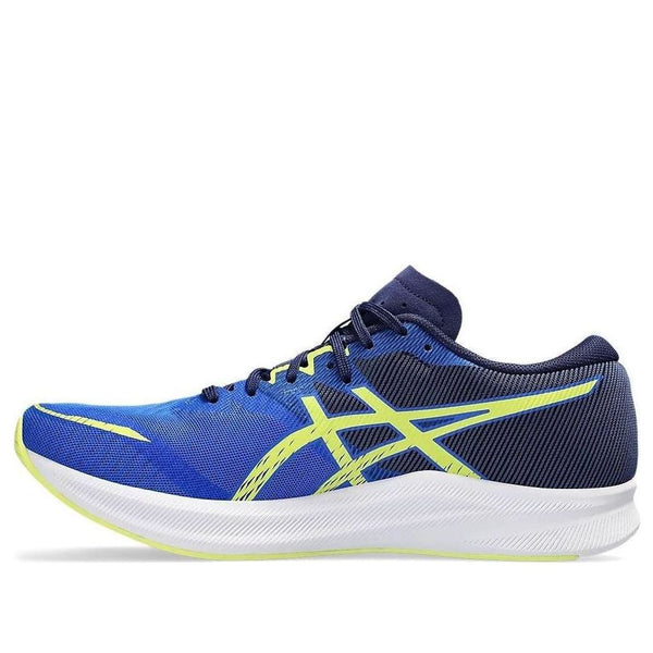 

Кроссовки hyper speed 3 wide 'blue glow yellow' Asics, синий