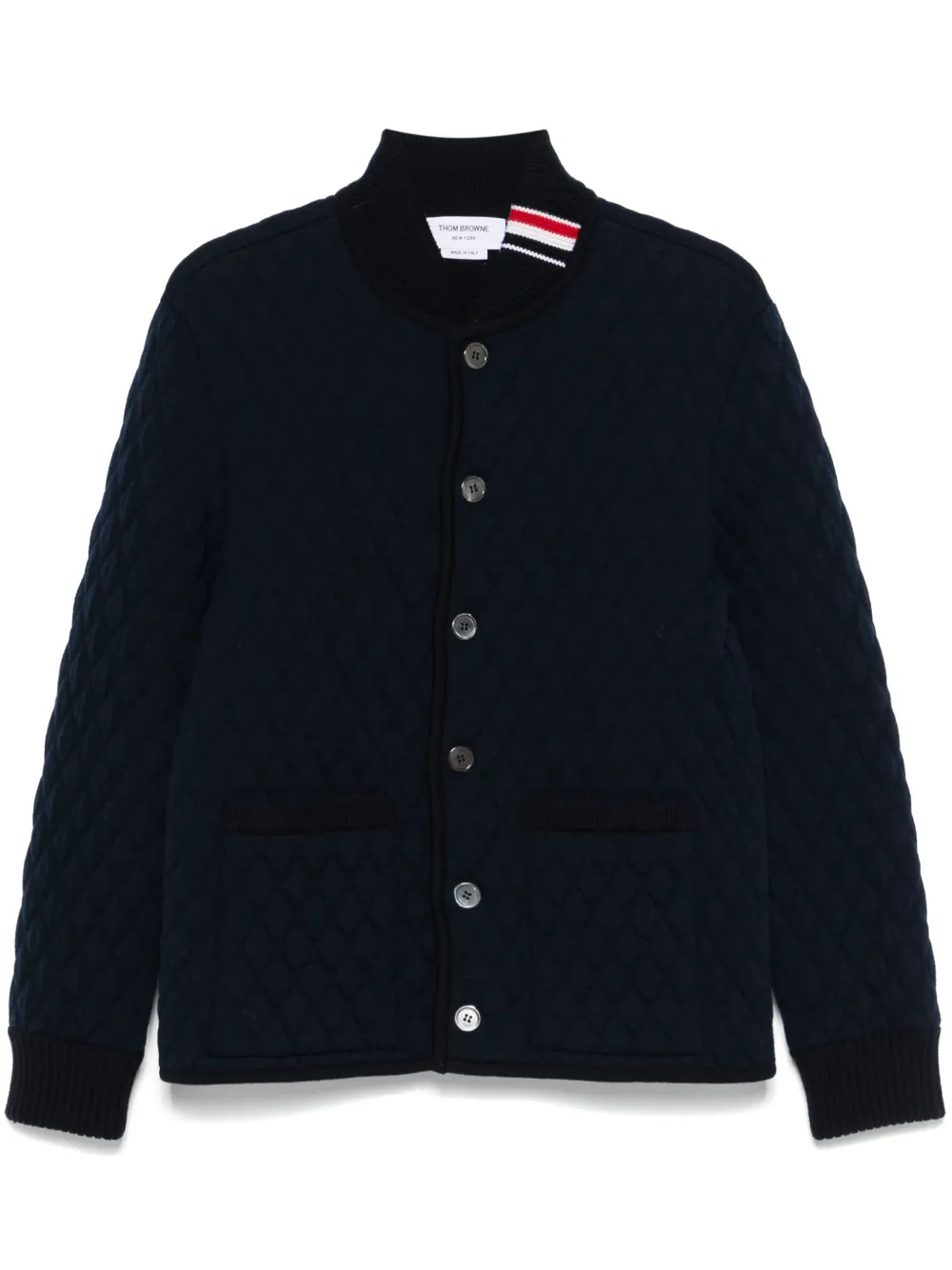 

Стеганая куртка с полосками RWB THOM BROWNE, синий