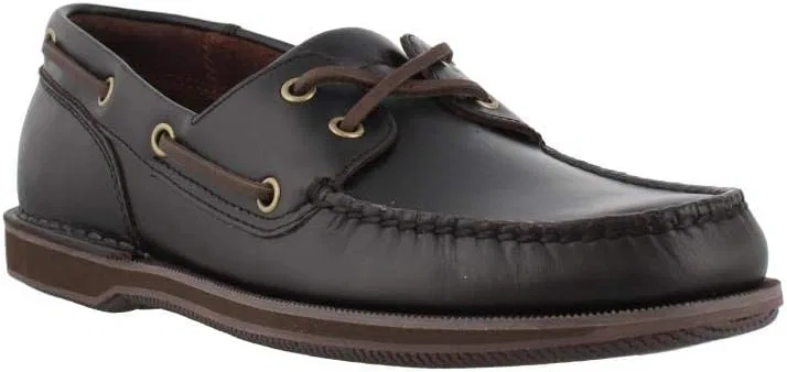 Мужские лоферы Rockport Ports of Call Perth K54692, коричневый (DK Brown Pull Up) — фото 3