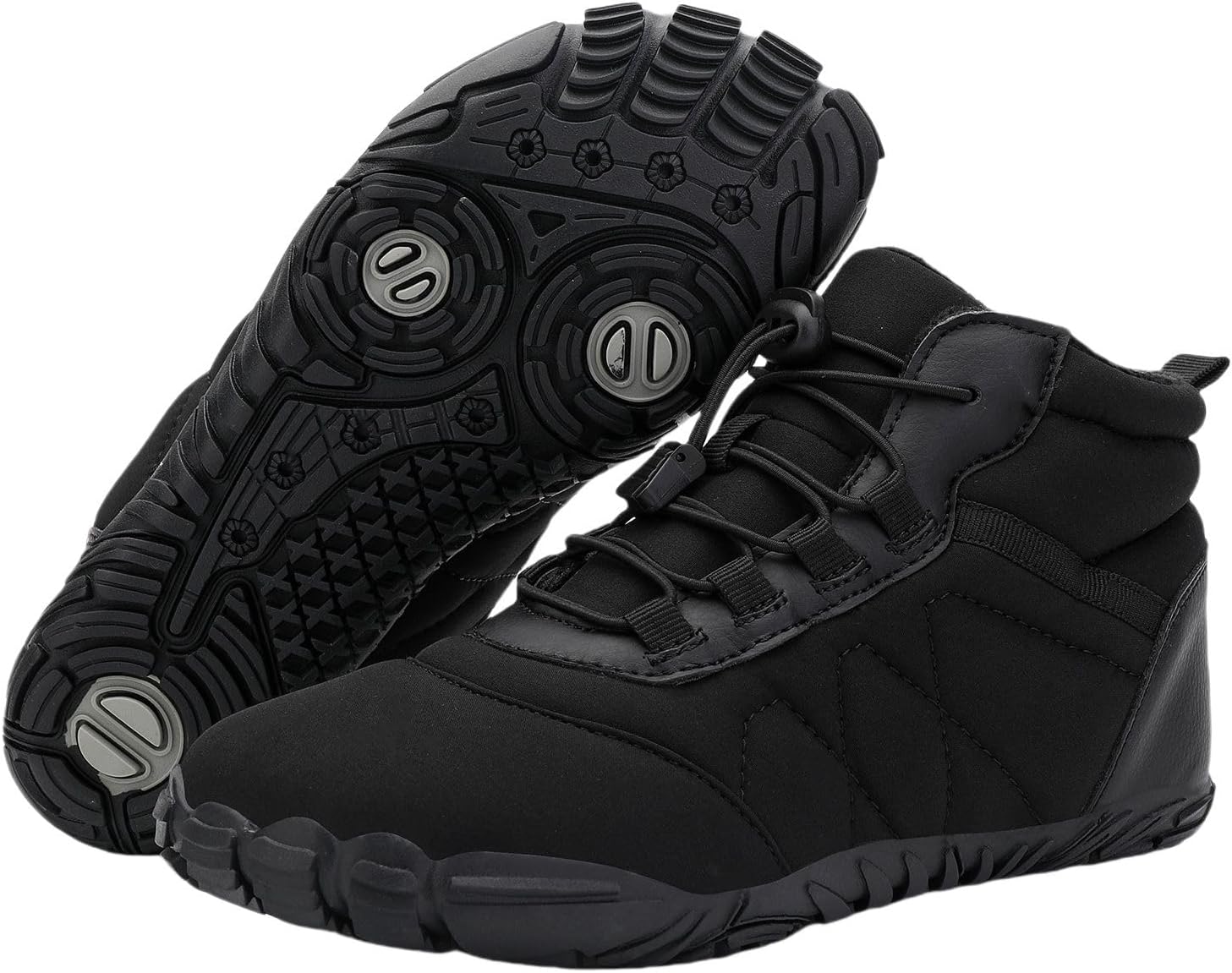 

зимние водонепроницаемые ботинки с утеплителем из меха Generic, черный