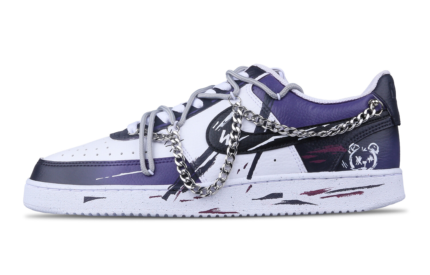 

Мужские кроссовки для скейтбординга Nike Court Vision 1, Dark Violet