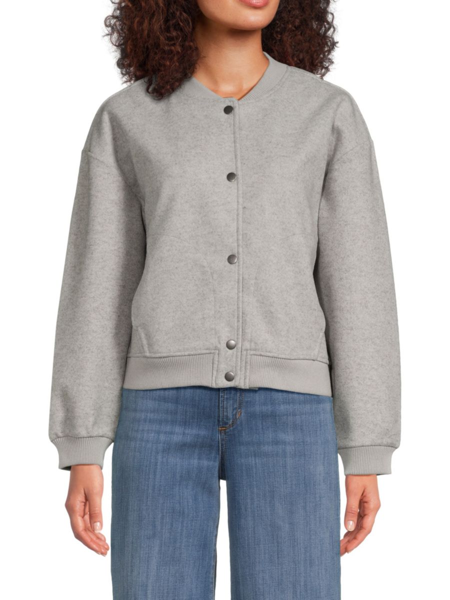 

Куртка-бомбер Perla с заниженными плечами Beach Lunch Lounge, цвет Grey Heather