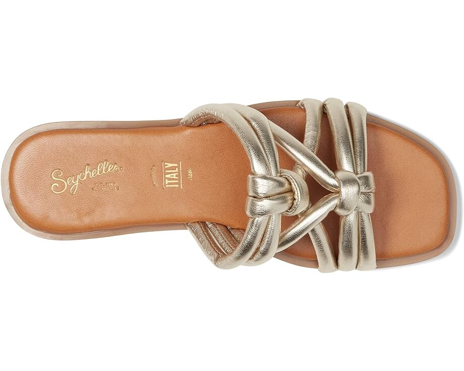 Сандалии Seychelles Sun-Kissed, цвет Gold Metallic V-Leather — фото 2