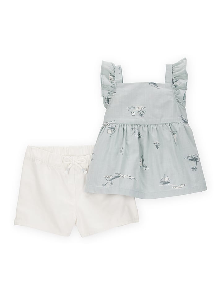 

Платье carter's, светло-голубой/белый