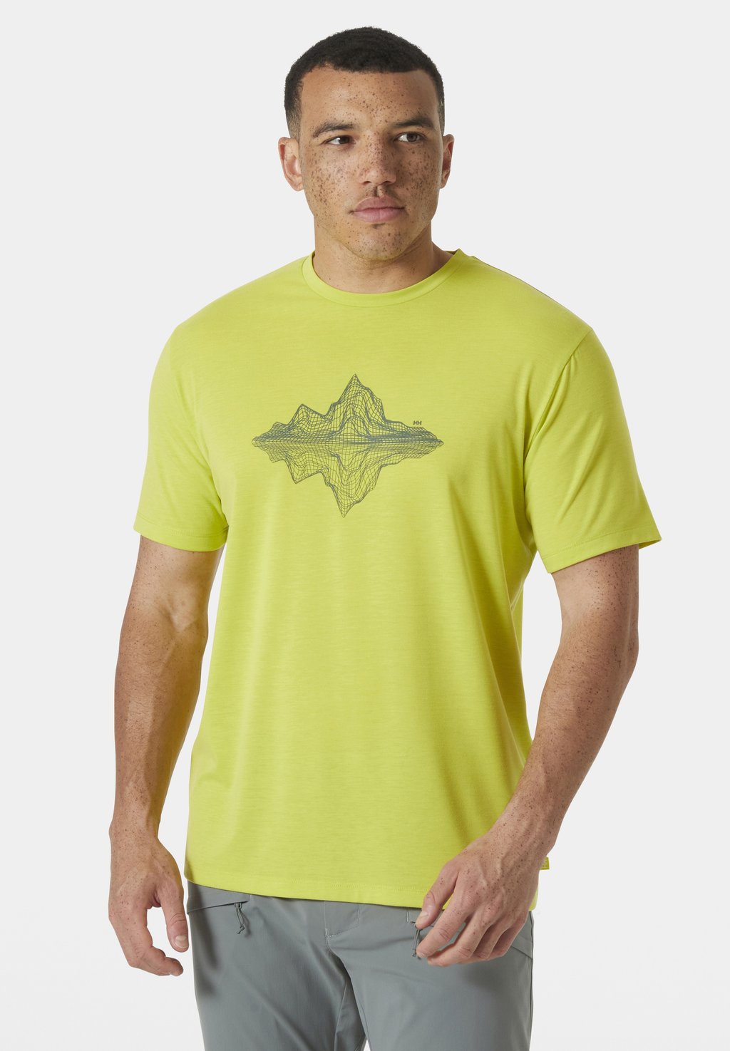 

Футболка с принтом SKOG GRAPHIC Helly Hansen, светло-зеленый