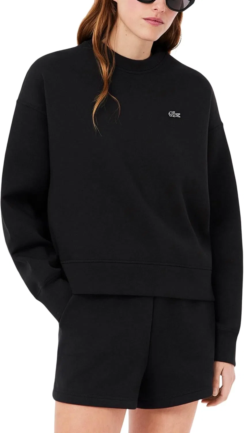 Толстовка женская Lacoste, черная