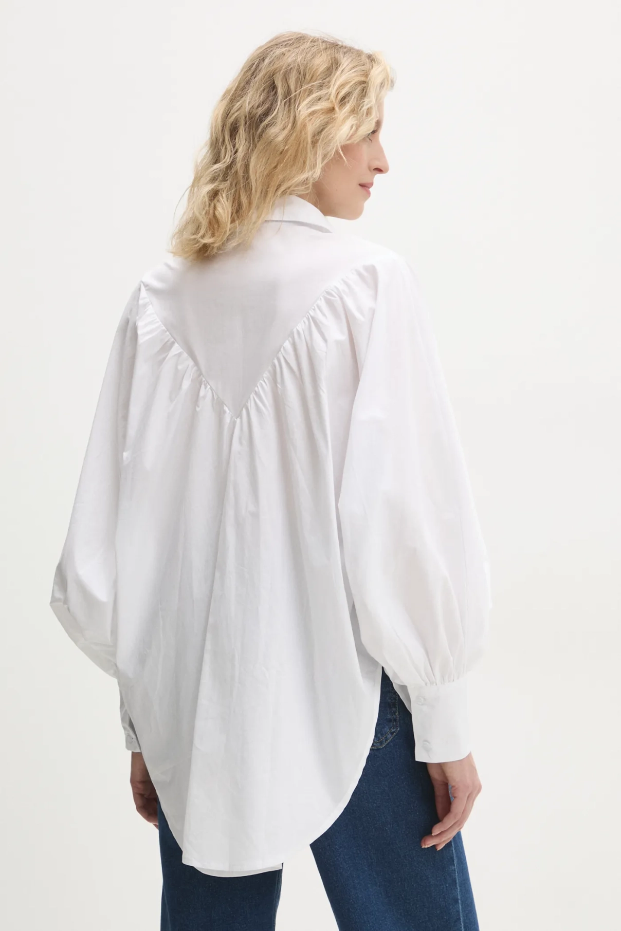 

Хлопковая рубашка Answear Lab, белый