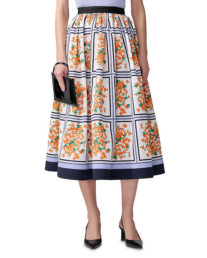 

Юбка миди макси Carolina Herrera, мультиколор