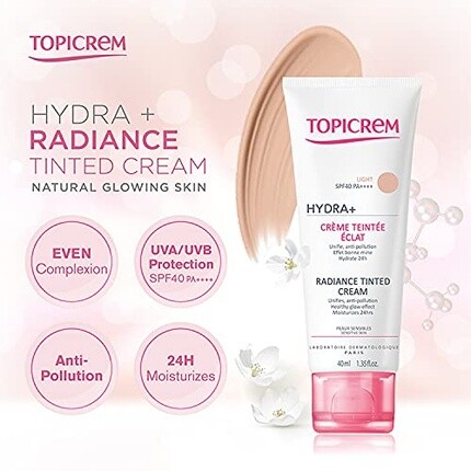 Топикрем UH Hydra+ FPS40 Light 40 мл Topicrem — фото 3