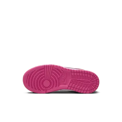 Кроссовки Nike Dunk Low, цвет Laser Fuchsia/White/Laser Fuchsia — фото 2