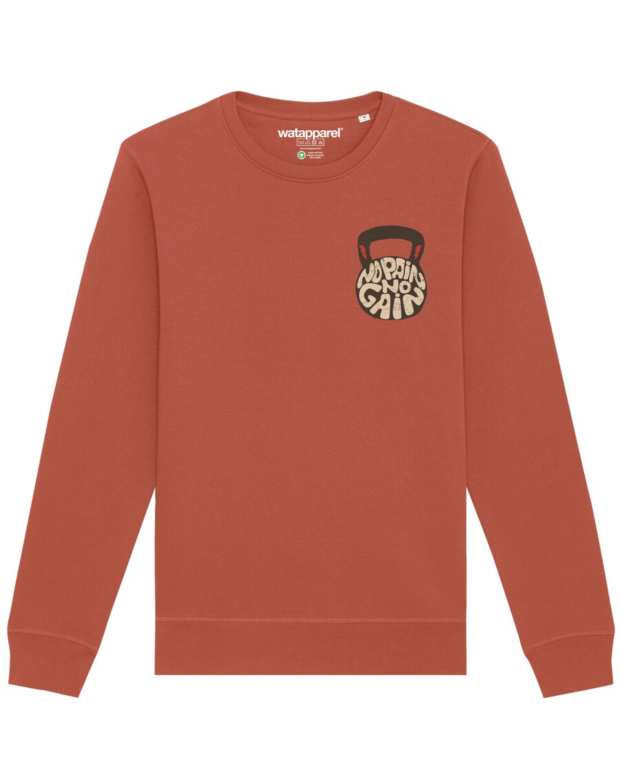 

Свитер Watapparel Sweatshirt No Pain, no Gain 01, оранжевый