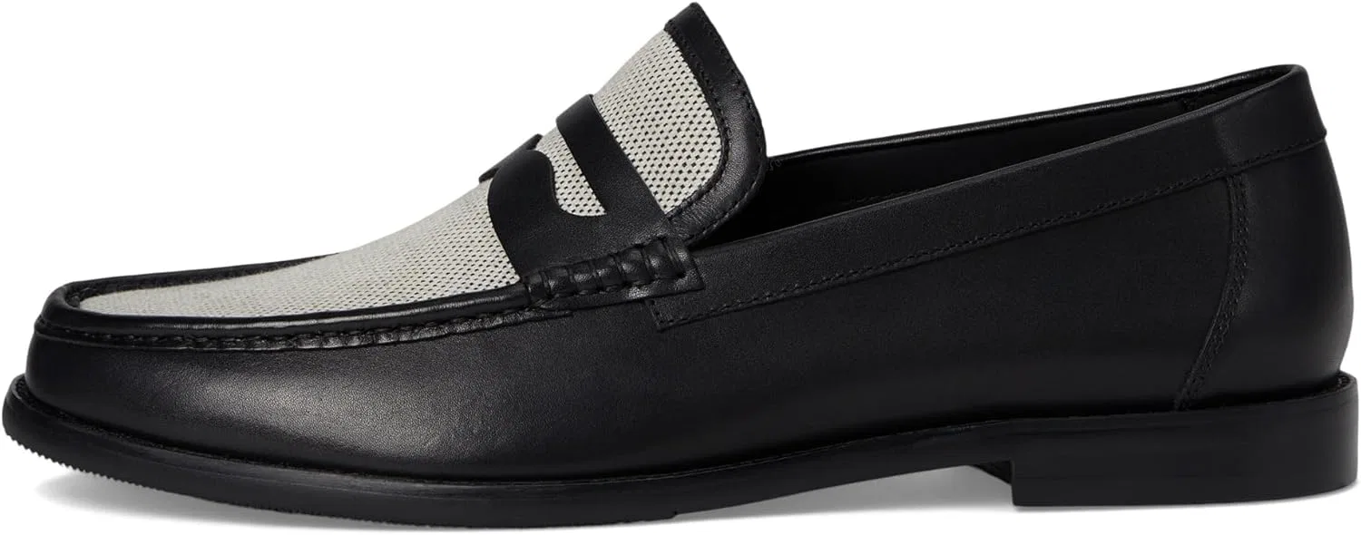 Мужские лоферы Steve Madden Westport в стиле «вождение», Beige-Black — фото 4