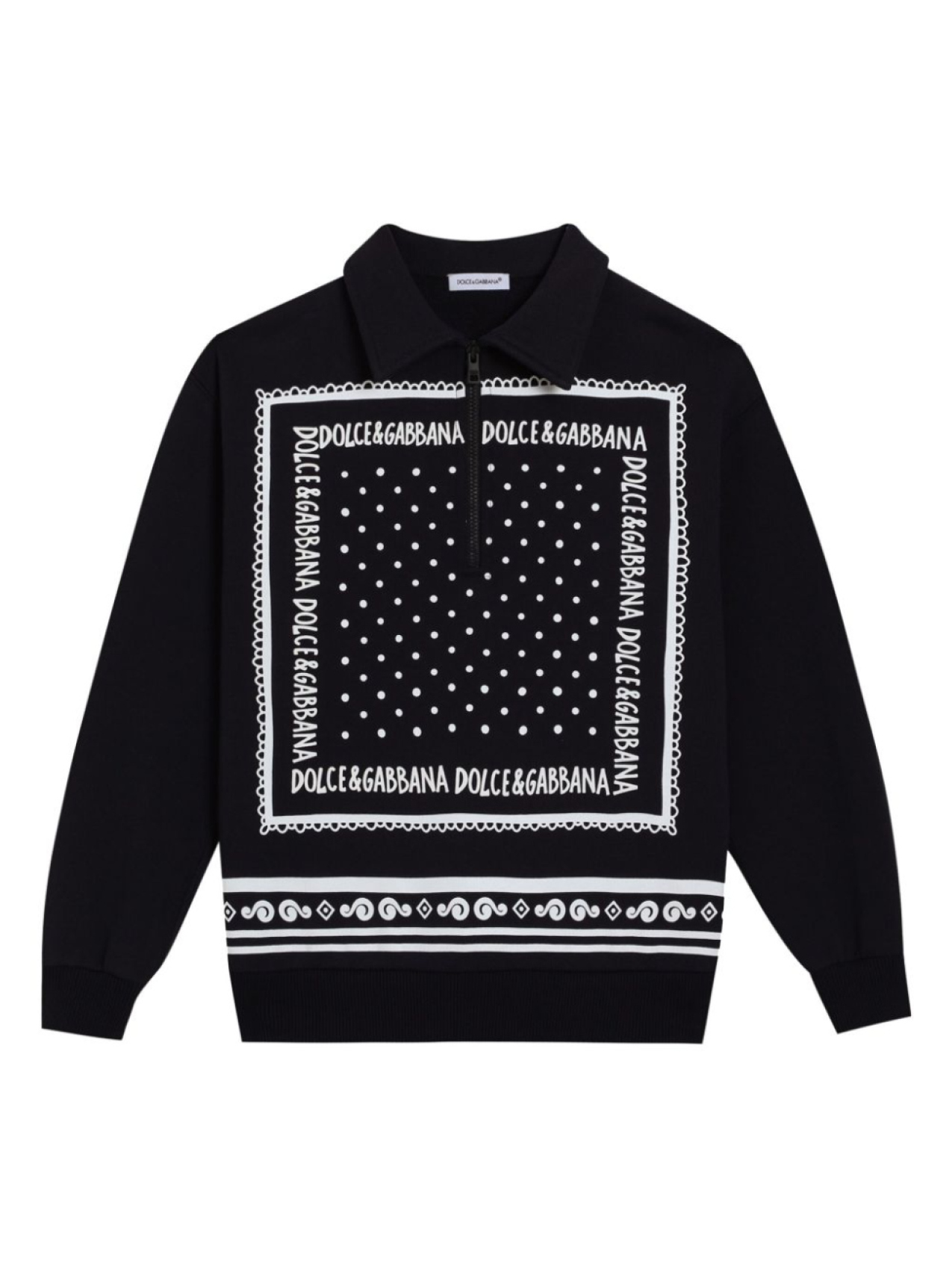 

Dolce & Gabbana Kids толстовка с принтом, синий