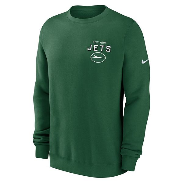 Мужская зеленая толстовка New York Jets Primetime Club Fleece Nike — фото 3