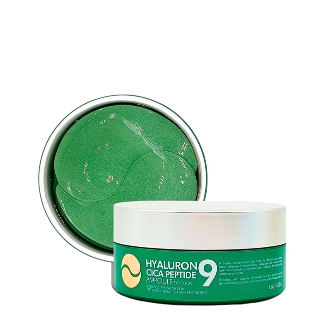

Medi-Peel, Hyaluronic Cica Peptide 9 Ampoule Eye Patch, Патчи для глаз, 60 шт