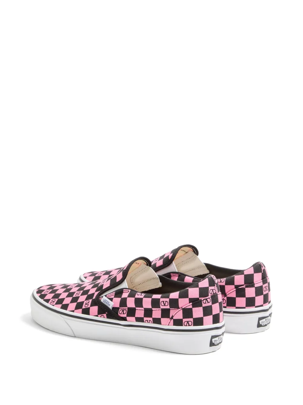 Кеды authentic checkerboard из коллаборации с vans VALENTINO GARAVANI, розовый — фото 4