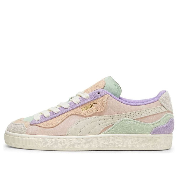 

Кроссовки suede 'trippy fresh mint frosted ivory' Puma, зеленый