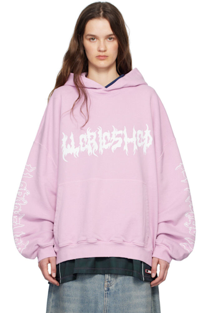 

Розовый Faithless Толстовка большого размера 032c