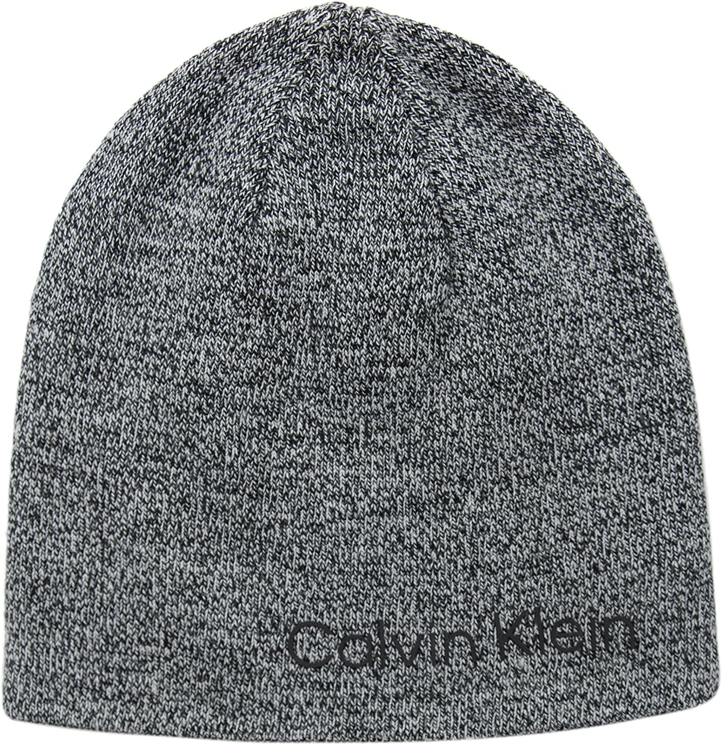 

Мужская двусторонняя вязаная шапка-бини Calvin Klein CK, Black And Grey Marl, Серый, Мужская двусторонняя вязаная шапка-бини Calvin Klein CK, Black And Grey Marl