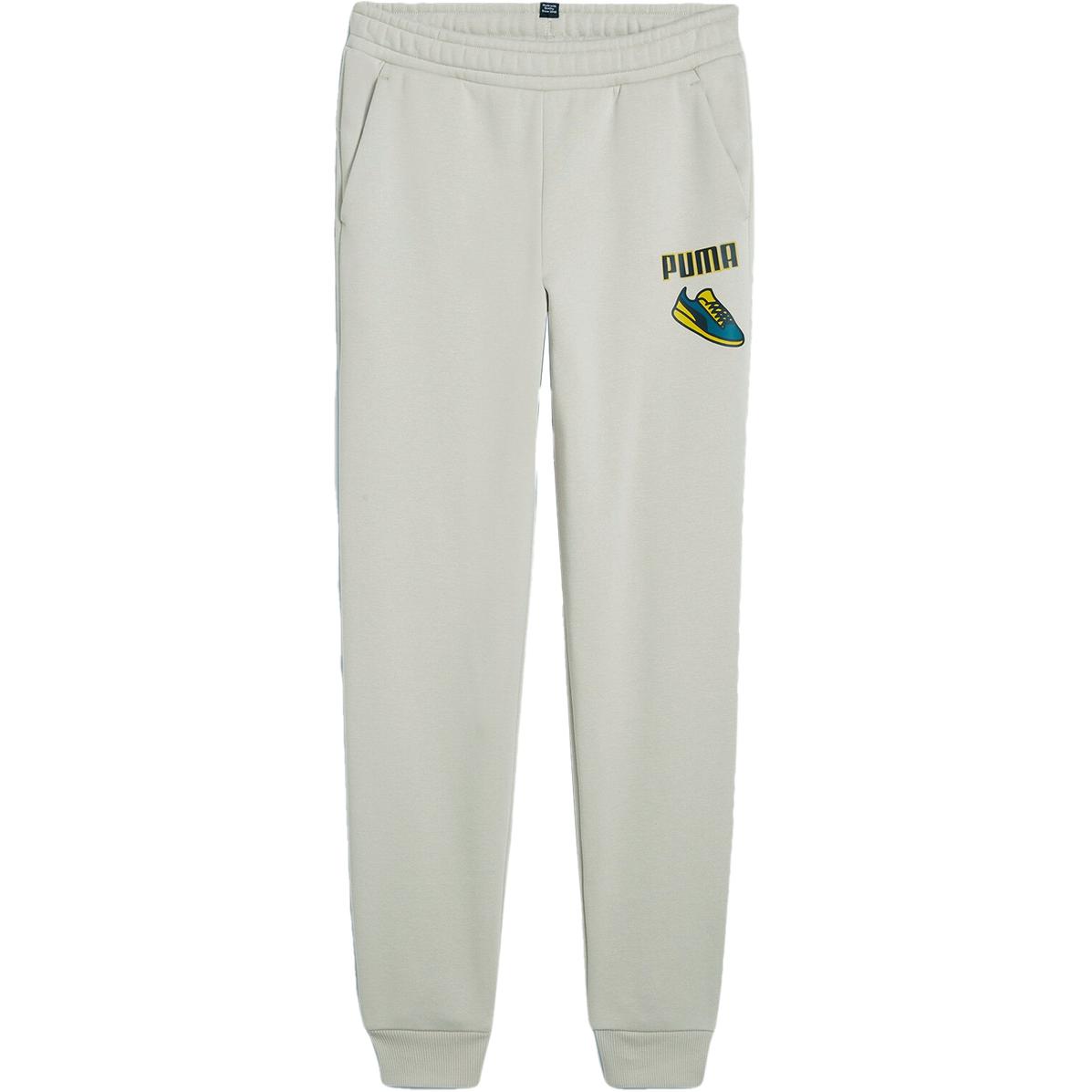 

Подростковые вязаные спортивные штаны ESS+ LOGO LAB Gravel PUMA, серый