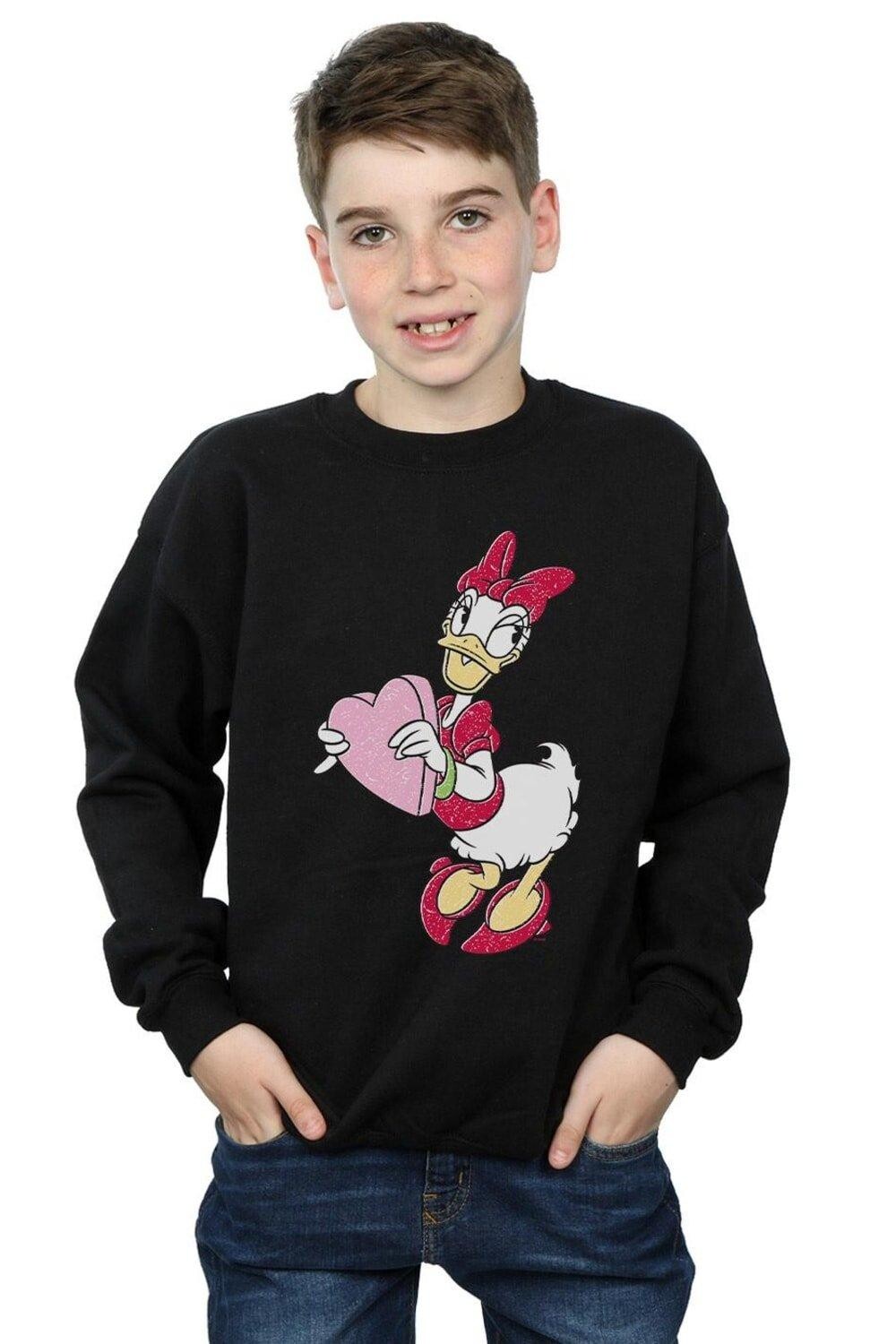 

Толстовка Daisy Duck Love Heart Disney, черный